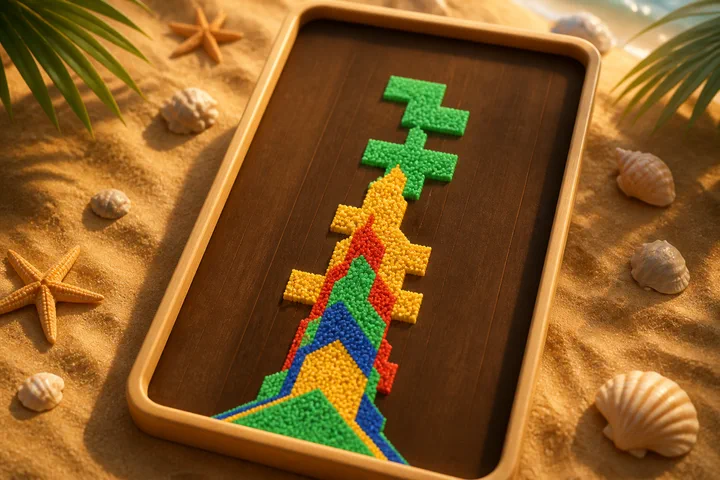 Sand Tetris
